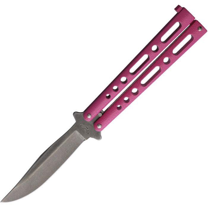 M014 BenchMark Butterfly Pink Stonewash Knives - Collectible Knives at ...